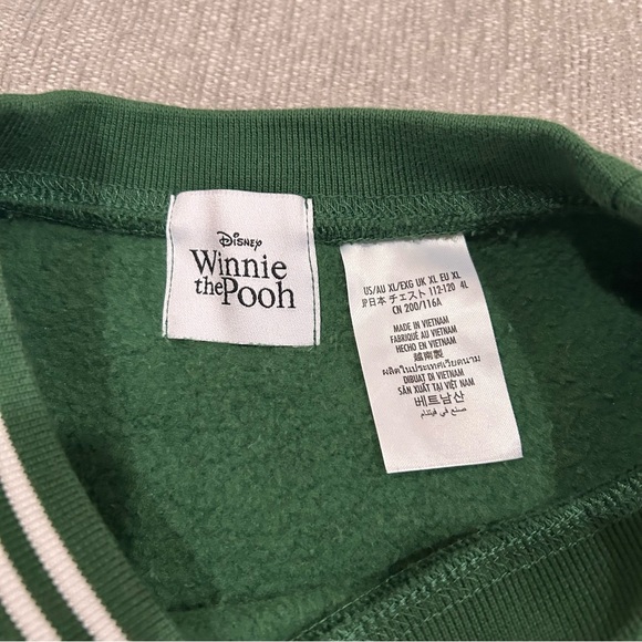 Winnie the pooh green crewneck (great condition!) - Picture 6 of 8